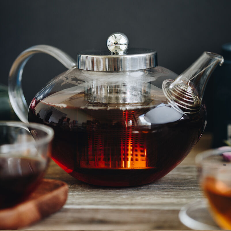 Chelsea Glass Teapot with Infuser Whittard of Chelsea